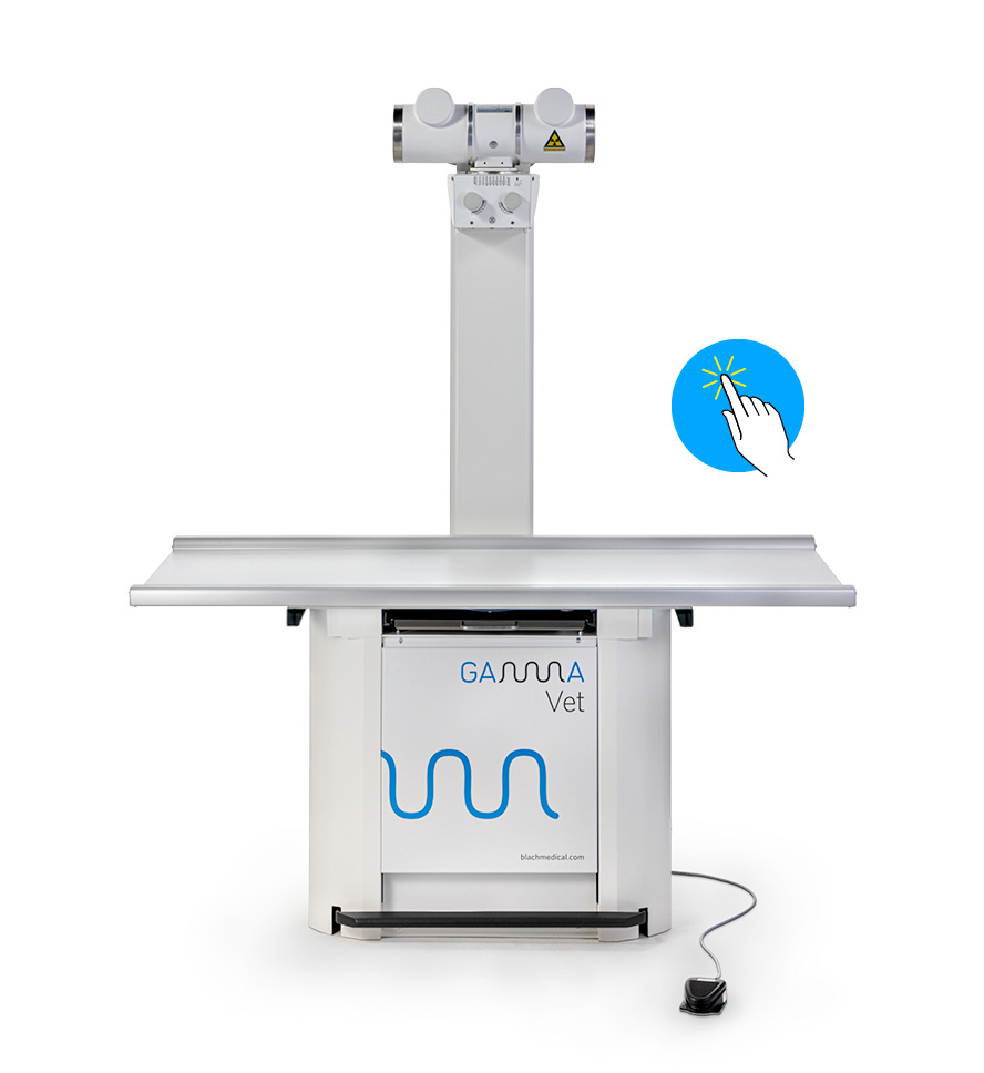 GammaVet M DR - volldigitales Röntgensystem für die Tiermedizin